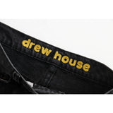 Drew house pants spring & fall fog high street smiley hole denim pants