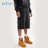 Etai men's streetwear brand cargo bermuda shorts - premium loose fit cotton denim shorts