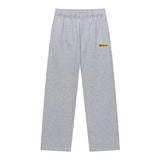 Drew house pants - spring/autumn d@ew tape letter solid color casual trousers