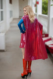 Women Latex Dress Super Girl Costume cosplay