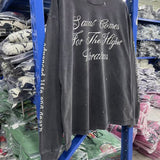 Saint m hoodie - autumn/winter s.m skull print crewneck pullover long sleeve - wholesale