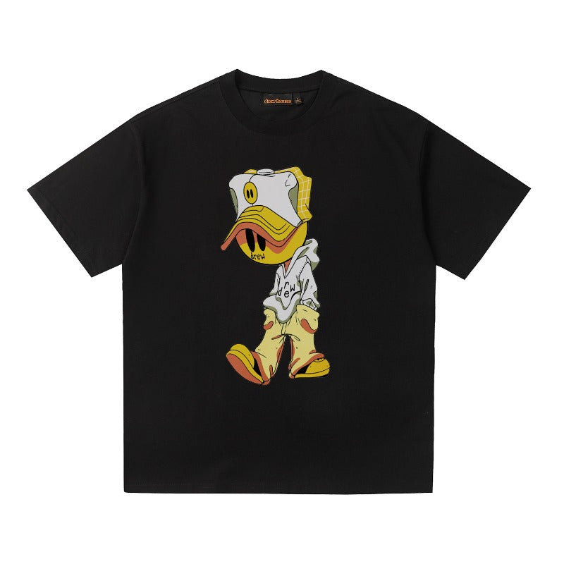 Drew house t-shirt - spring/summer d@ew cartoon character graphic crew neck pullover short sleeve - wholesale