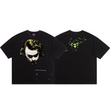 saint m t shirts  s.m clown batman graphic crew neck short sleeve tee