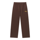Drew house pants - spring/autumn d@ew tape letter solid color casual trousers