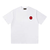 Drew house t shirt spring and summer d@ew pizza pattern round neck pullover short sleeves