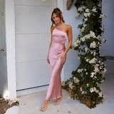 Women's dress - cross-border e-commerce amazon hot seller - spring/summer european and american style one-shoulder sexy evening gown - cinched waist long dress