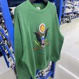 Saint m hoodie spring & fall s.m themis statue printing round neck pullover sweatshirt