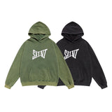 Saint m hoodie - autumn/winter s.m basic letter print pullover hoodie - wholesale single piece