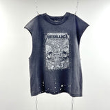 saint m t shirts  s.m skull letter crewneck pullover casual tank top - wholesale