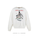 Saint m hoodie spring & fall s.m ghost in the shell pattern round neck pullover sweatshirt