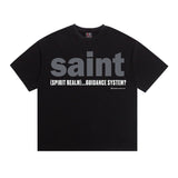 saint m t shirts  s.m vintage washed distressed crew neck pullover short sleeve top - wholesale