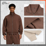 Etai men's clothing | autumn/winter outerwear boxy zip-up jacket - trendy brand custom high-end couple's casual jacket