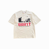 saint m t shirts  s.m. sketch figure print crew neck pullover short sleeve top - wholesale