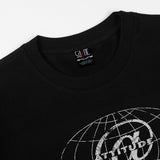 saint m t shirts  s.m earth alphabet graphic crew neck short sleeve t-shirt - wholesale