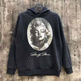 Saint m hoodie - autumn/winter s.m character graphic pullover hoodie - wholesale