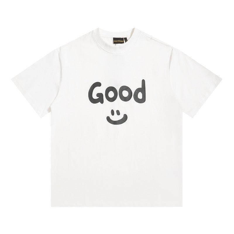 Drew house t-shirt - spring/summer - d@ew smiley face letter graphic crew neck short sleeve tee