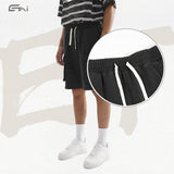 Etai men's clothing american streetwear oversized vintage style casual shorts - premium heavyweight washed cotton men's shorts