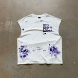 saint m t shirts  s.m street graffiti style tank top pullover vest - wholesale