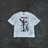 saint m t shirts  s.m graffiti angel graphic crew neck short sleeve tee