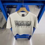 saint m t shirts  s.m. friends-inspired japanese style crew neck short sleeve tee