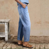 Women's wide-leg straight-leg cropped jeans - spring/summer collection - casual & fashionable - ready stock - aliexpress women's apparel