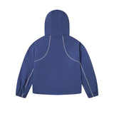 Trap star spring & fall tra badge letter stripes pattern casualloose windbreaker outwear one piece batch