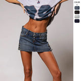 Women's dress - cross-border e-commerce, european & american style, sexy & spicy girl denim skirt, summer high-stretch bodycon mini skirt