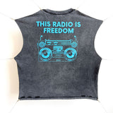 saint m t shirts  s.m audio letter limited edition pullover casual tank top - wholesale