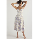 Women's dress: amazon bestseller - summer chic, elegant, high-end, spaghetti strap, soft & feminine style - french-inspired dress for women