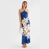 Women's dress - spring/summer cross-border hot seller: amazon & instagram-style, slim-fit printed cami dress for us & european export