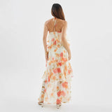 Women's dress - european and american cross-border e-commerce independent website - polka dot print halter sleeveless top cake dress