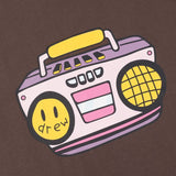 Drew house t-shirt - spring/summer d@ew cartoon radio graphic crew neck pullover short sleeve