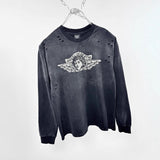 Saint m hoodie - spring/autumn collection - s.m little angel limited edition graphic crewneck pullover long sleeve