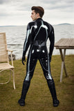 Man Latex Catsuits T Age Motorcycle Version 2