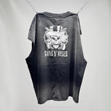 saint m t shirts  s.m guns n' roses graphic crewneck pullover tank top - wholesale