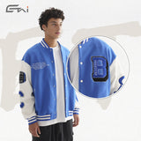 Etai men's clothing high-quality youth baseball jacket - trendy brand, double lip pockets, comfortable fleece-lined men's outerwear