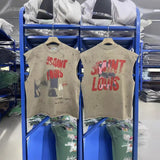 saint m t shirts  s.m. cartoon series limited edition pullover casual tank top - wholesale single piece
