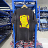 saint m t shirts  s.m. grim reaper spell graphic crewneck pullover short sleeve tee - wholesale