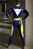 Man Latex Catsuits T Age Moto Biker