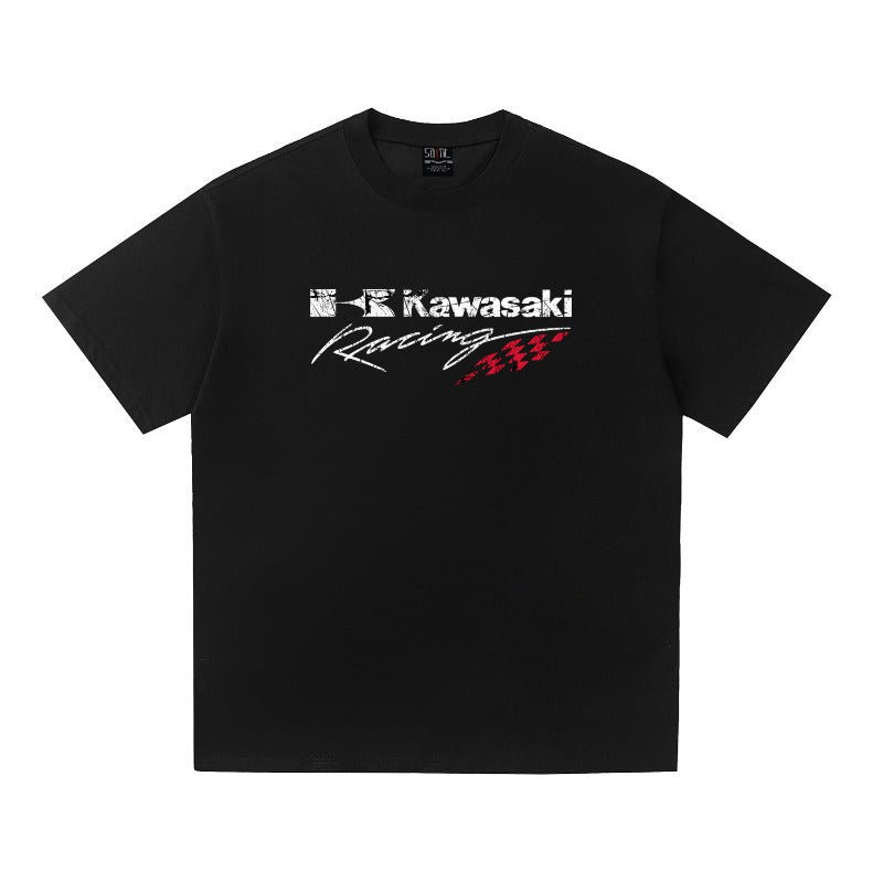 saint m t shirts  s.m collaboration graphic crewneck t-shirt - wholesale
