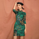 Betty Draper Valentine's Day Dress Autumn Fashion Retro Short Dress