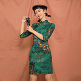 Betty Draper Valentine's Day Dress Autumn Fashion Retro Short Dress