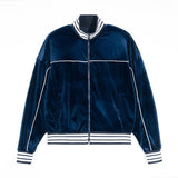 Etai men's spring/autumn velvet zip-up sports jacket - high-quality casual streetwear stand collar men's jacket