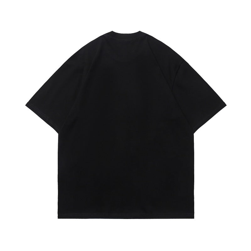 Drew house t-shirt - spring/summer d@ew - heart cartoon print crew neck pullover short sleeve - wholesale single piece