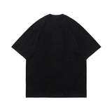 Drew house t-shirt - spring/summer d@ew - heart cartoon print crew neck pullover short sleeve - wholesale single piece