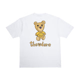 Drew house t-shirt - autumn/winter d@ew bear letter print crew neck pullover short sleeve - wholesale single piece