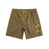 Drew house pants spring/summer d@ew smiley face letter print casual loose beach shorts