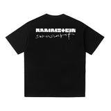 saint m t shirts  s.m metal band graphic crewneck pullover short sleeve t-shirt - wholesale