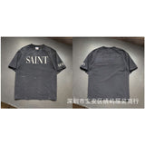 saint m t shirts  s.m cartoon series graphic crewneck pullover short sleeve t-shirt - wholesale