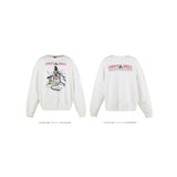 Saint m hoodie spring & fall s.m ghost in the shell pattern round neck pullover sweatshirt